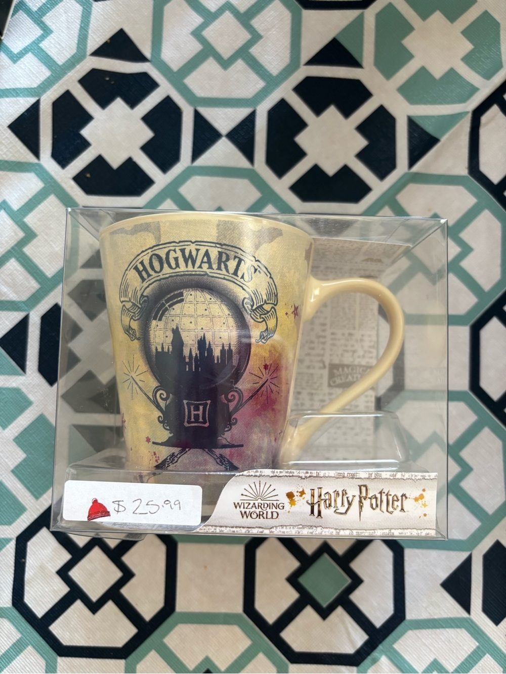 Harry Potter Hogwarts Yellow Ceramic Coffee Mug